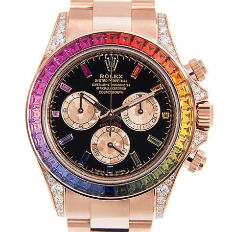 rolex daytona rainbow 116595|Rolex daytona 116519ln for sale.